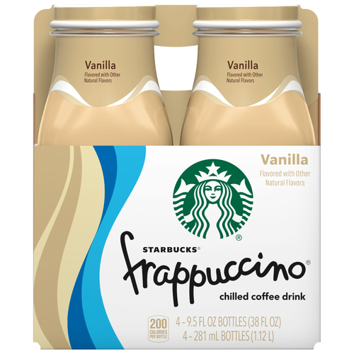Starbucks Frappuccino Chilled Coffee Drink Vanilla - 38 Fluid Ounce