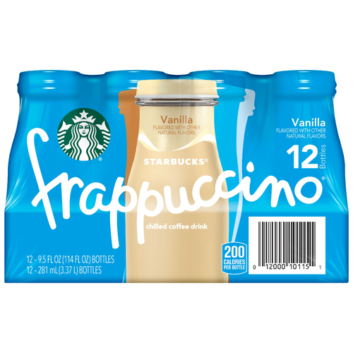 Starbucks Frappuccino Chilled Coffee Drink Vanilla - 114 Fluid Ounce