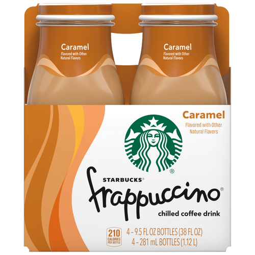 Starbucks Frappuccino Chilled Coffee Drink Caramel Flavored Bottle - 38 Fluid Ounce