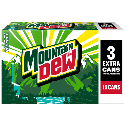 Mountain Dew Soda Citrus - 180 Fluid Ounce