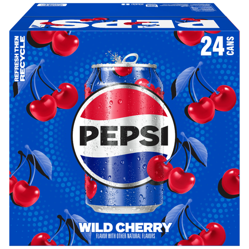 Pepsi Soda Wild Cherry - 288 Fluid Ounce