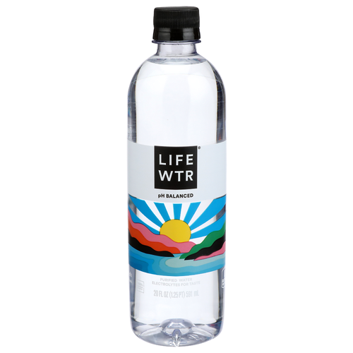 Lifewtr Purified Water Electrolytes For Taste - 20 Fluid Ounce