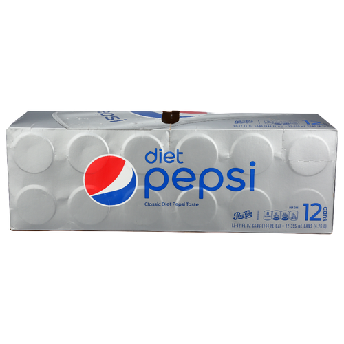 Pepsi-Cola Classic Diet Pepsi - 12 Fluid Ounce - 12 Count