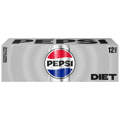 Pepsi Diet Soda Cola - 144 Fluid Ounce