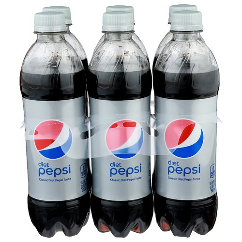 Pepsi-Cola Diet Pepsi Classic - 16.9 Fluid Ounce - 6 Count