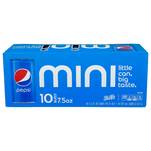 Pepsi Mini - 7.5 Fluid Ounce - 10 Count