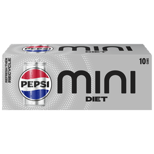 Pepsi Mini Diet Soda Cola - 75 Fluid Ounce - 1 Count