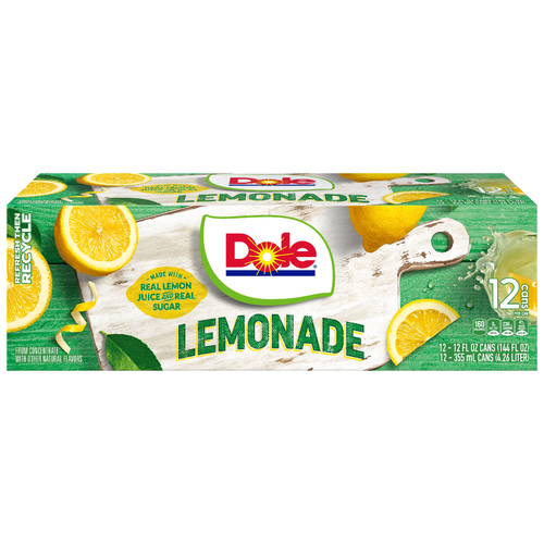 Dole Juice Drink Lemonade - 144 Fluid Ounce