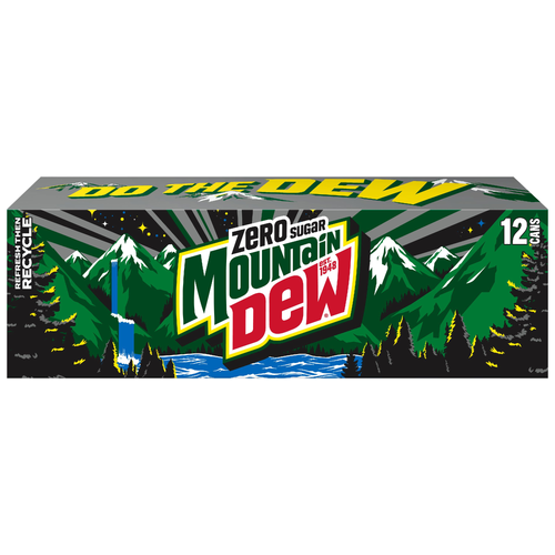 Mountain Dew Zero Sugar Soda Citrus - 144 Fluid Ounce