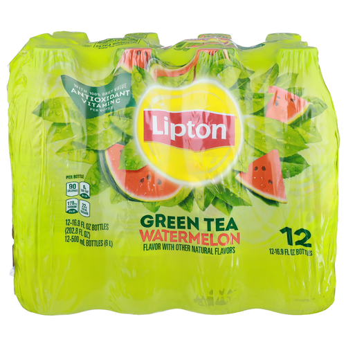 Lipton Watermelon Green Tea - 16.9 Fluid Ounce - 12 Count