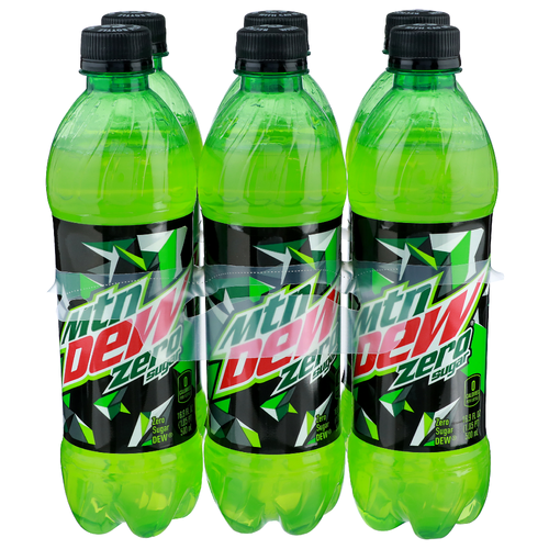 Mtn Dew Mtndew Zero Sugar - 16.9 Fluid Ounce - 6 Count