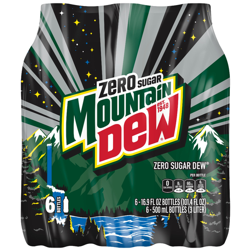 Mountain Dew Zero Sugar Soda Citrus X - 101.4 Fluid Ounce