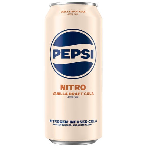 Pepsi Nitro Nitrogen Infused Cola Vanilla Draft Artificial Flavor - 13.65 Fluid Ounce