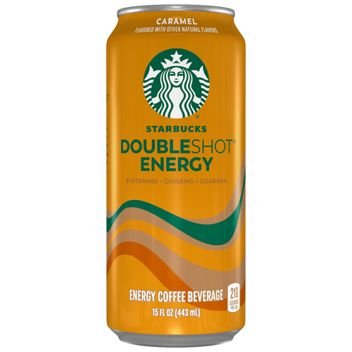 Starbucks Doubleshot Energy Coffee Beverage Caramel - 15 Fluid Ounce