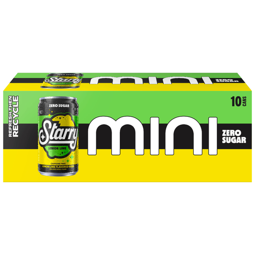 Starry Zero Sugar Soda Lemon Lime - 75 Fluid Ounce