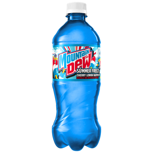 Mountain Dew Summer Freeze Soda Cherry Lemon Raspberry - 20 Fluid Ounce