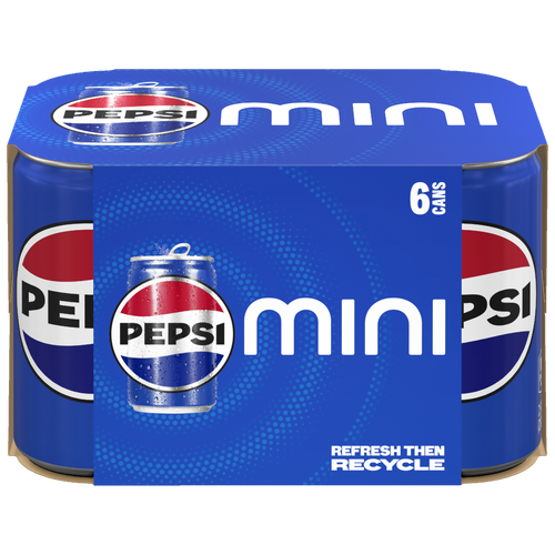 Pepsi Mini Soda Cola - 45 Fluid Ounce