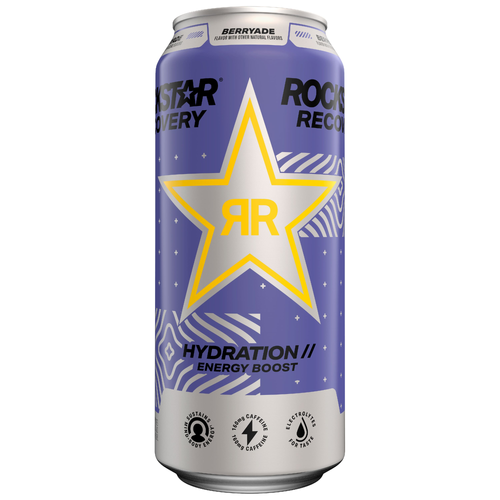 Rockstar Recovery Energy Drink Berryade - 16 Fluid Ounce