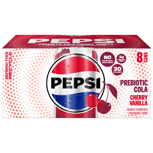 Pepsi Prebiotic Cola Cherry Vanilla X - 96 Fluid Ounce