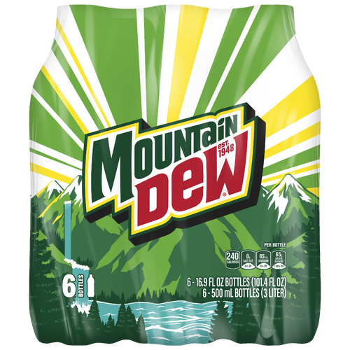Mountain Dew Soda Citrus - 101.4 Fluid Ounce