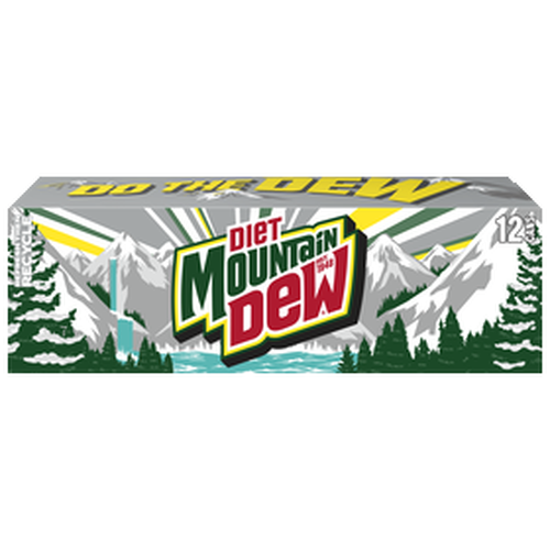 Mountain Dew Diet Soda Citrus - 144 Fluid Ounce