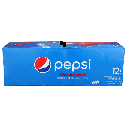 Pepsi-Cola Wild Cherry Pesi-Cola - 12 Fluid Ounce - 12 Count