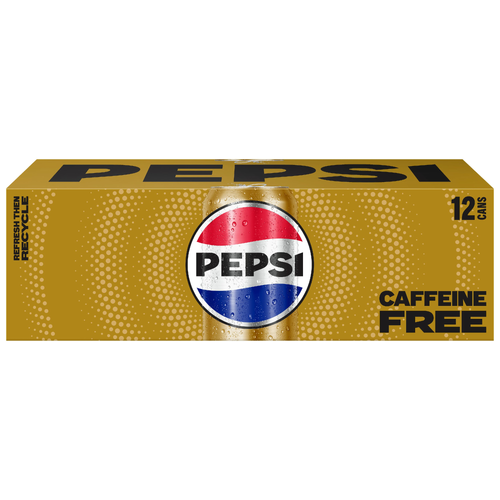 Pepsi Caffeine Free Soda Cola , Cans - 144 Fluid Ounce