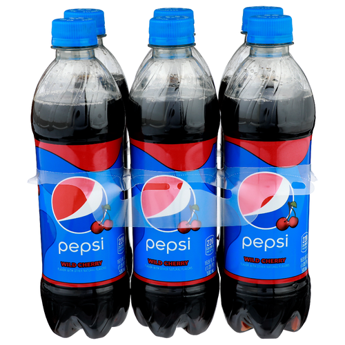 Pepsi-Cola Pepsi Wild Cherry - 16.9 Fluid Ounce - 6 Count