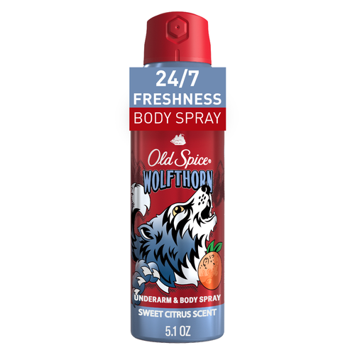Old Spice Wolfthorn Underarm & Body Spray - 5.1 Ounce Image 1 of 3