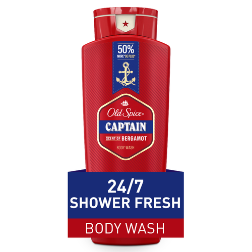 Old Spice Men's Body Wash, Captain Scent - 24 Ounce