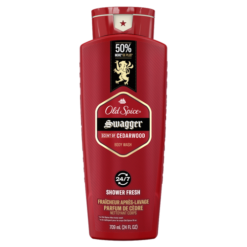 Old Spice Men's Body Wash, Swagger Scent Of Confidence - 24 Ounce