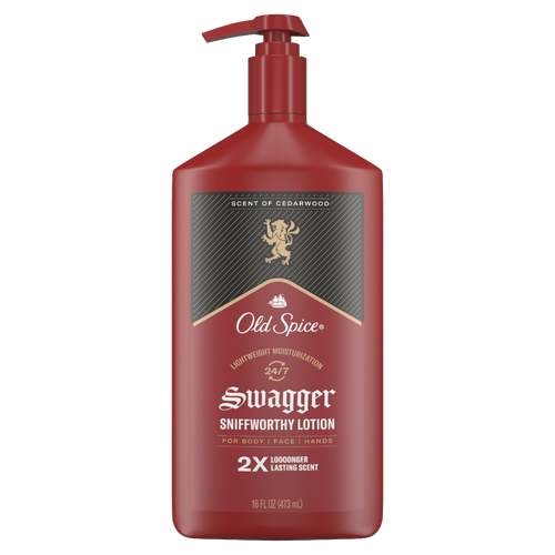 Old Spice Hand And Body Lotion, 24/7 Moisturization, Swagger - 16 Ounce