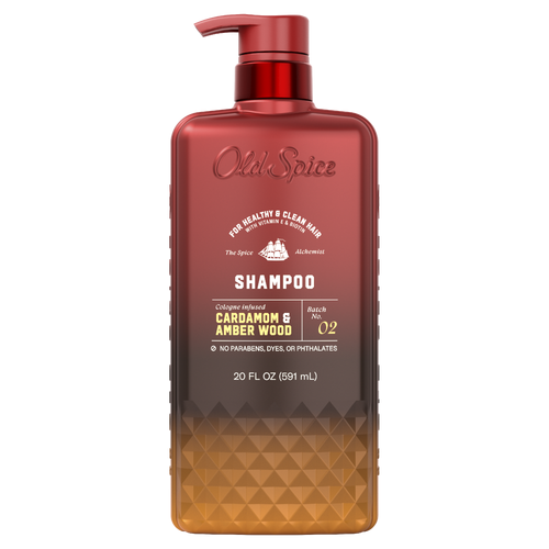Old Spice Shampoo Alchemist, Cardamom And Amber Wood - 20 Ounce