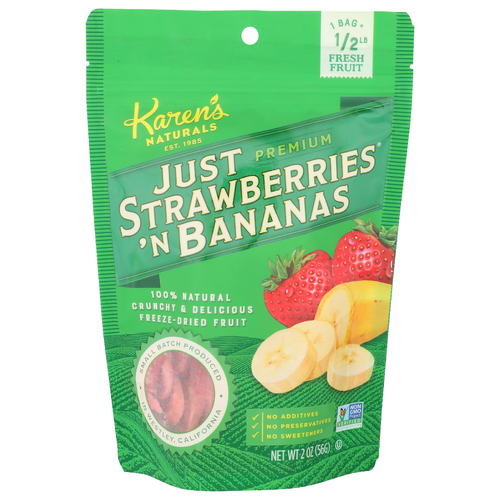 Karen's Naturals Just Strawberries 'n Bananas - 2 Ounce