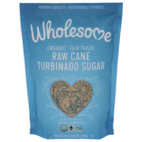 Wholesome Turbinado Raw - 24 Ounce