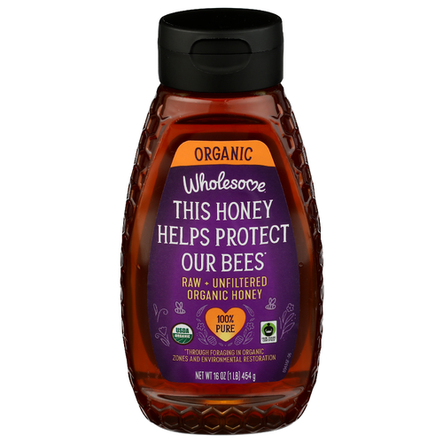 Wholesome Honey Organic Raw & Unfiltered - 16 Ounce Image 1 of 4