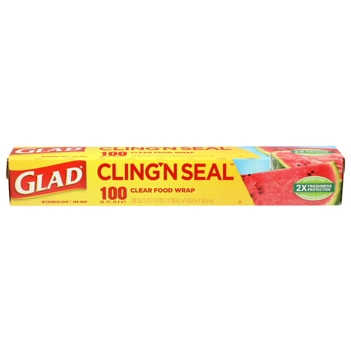 Glad Cling'n Seal 100 Square Feet - 100 Square foot