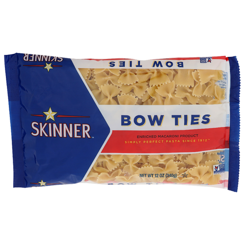 Skinner Enriched Macaroni Product Bow Ties - 12 Ounce