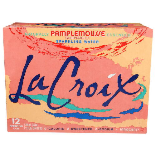 LACROIX SPARKLING WATER Pamplemousse 12pk Cans - 12 Fluid Ounce - 12 Count