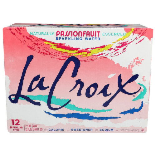 LACROIX SPARKLING WATER Passionfruit 12pk Cans - 12 Fluid Ounce - 12 Count