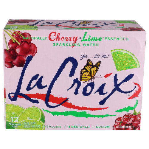 Lacroix Cherry Lime Sparkling Water 12PK - 12 Fluid Ounce - 12 Count