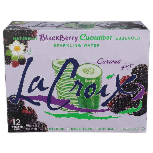 Lacroix Blackberry Cucumber Sparkling Water 12PK - 12 Fluid Ounce - 12 Count