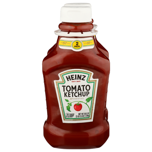 Heinz Tomato Ketchup - 50.5 Ounce - 2 Count