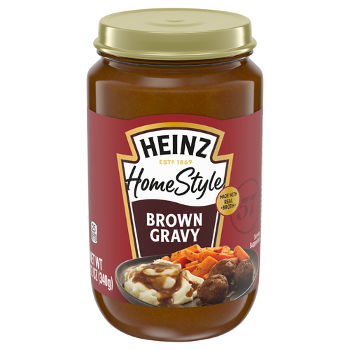 Heinz Homestyle Brown Gravy, Jar - 12 Ounce