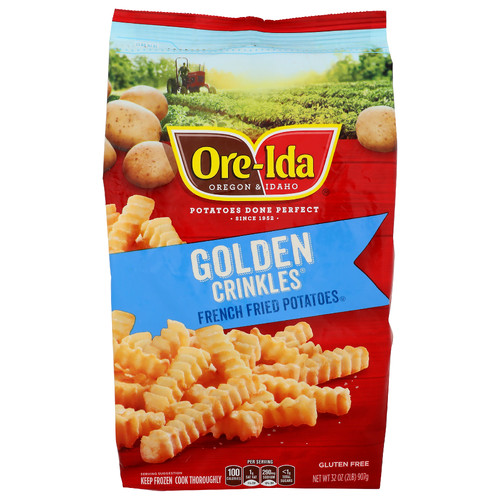 Ore-Ida Oregon & Idaho Golden Crinkles French Fried Potatoes - 32 Ounce