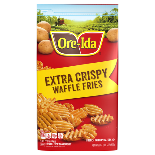 Ore-Ida Extra Crispy Waffle Fries, French Fried Potatoes, Bag - 22 Ounce