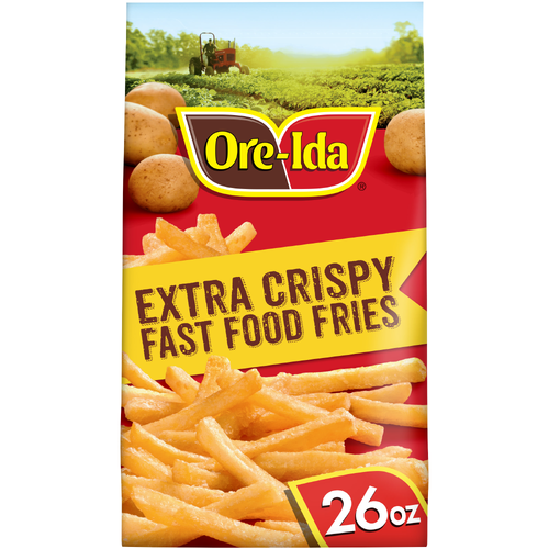 Ore-Ida Oregon & Idaho Extra Crisp Fast Food Fries French Fried Potatoes - 26 Ounce