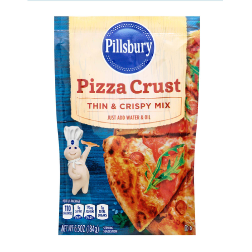Pillsbury Pizza Crust Thin & Crispy Mix - 6.5 Ounce