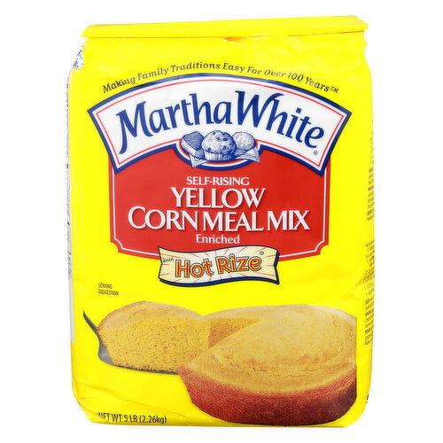 Martha White Self-Rising Yellow Corn Meal Mix - 5 Pound