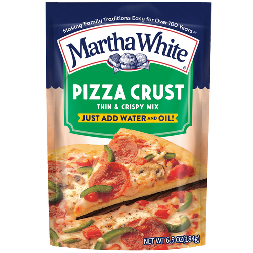 Martha White Pizza Crust Thin & Crispy Mix - 6.5 Ounce